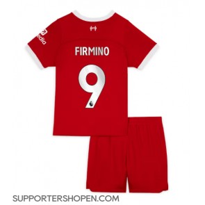 Liverpool Roberto Firmino #9 Hemmatröja Barn 2023-24 Kortärmad (+ korta byxor)